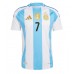 Camiseta Argentina Rodrigo De Paul #7 Primera Equipación Copa America 2024 manga corta